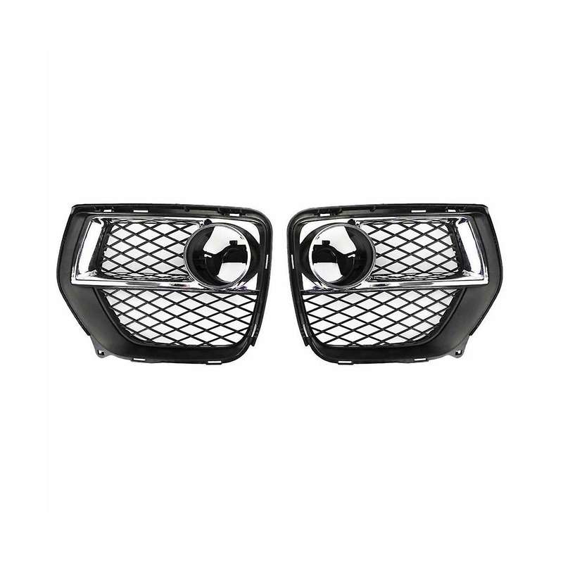51117312605 51117312606 Fog Light Frame Fog Light Grille Cover Through Hole Fog Light Grille Car Fo