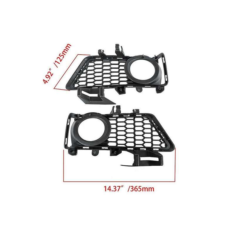 51118054156 51118054155 Front Bumper Fog Lamp Frame Grille Fog Lamp Grille Car for 3 Series F30 F31