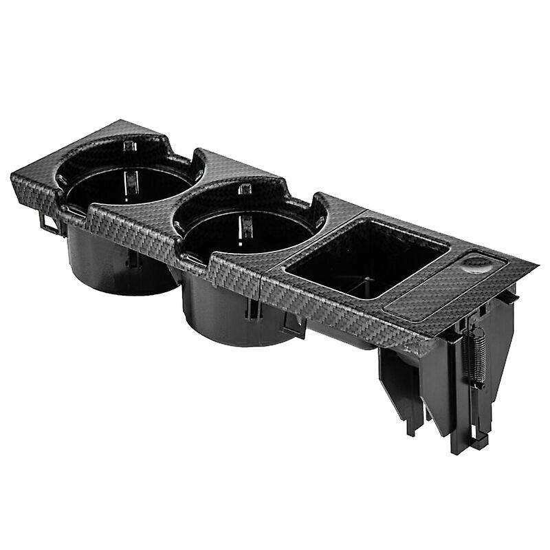 51168217953 for bmw 3 Series E46 318i 320i 98-06 Carbon Fiber Center Console Water Cup Holder Coin