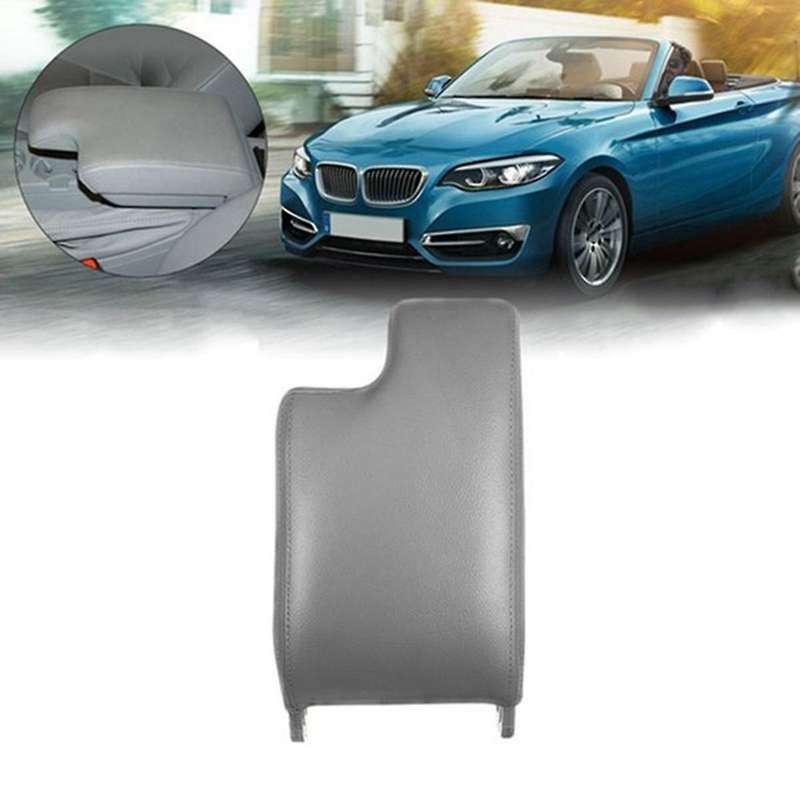 51168238230 Car Console Armrest Cover Replacement Kit for E46 1998-2006 LHD Grey