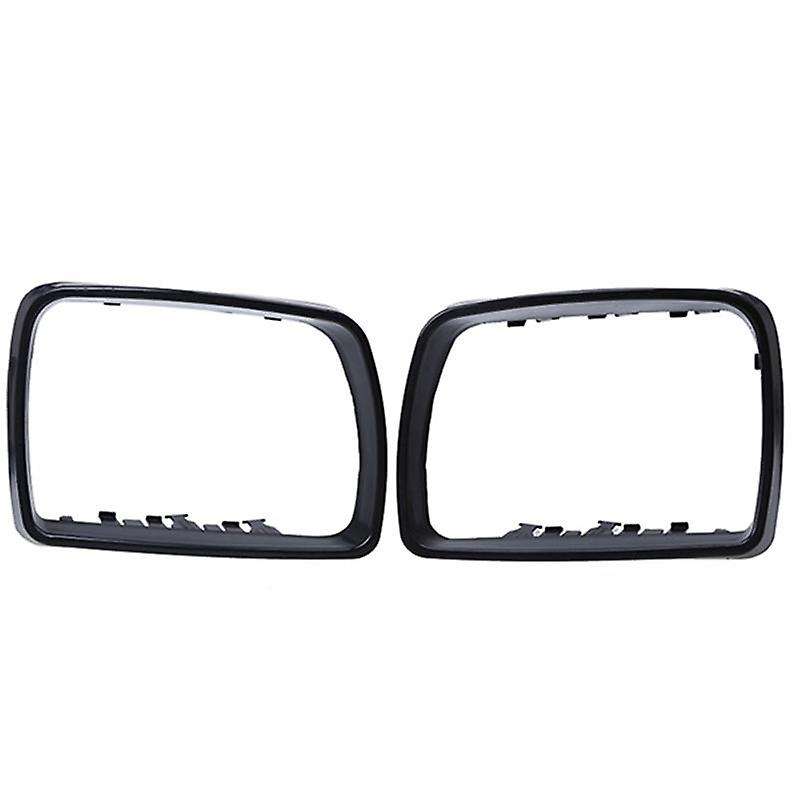 51168254904 Car Black Rearview Mirror Cover Shell Side Mirror Frame Replacement for E53 X5 2000-200