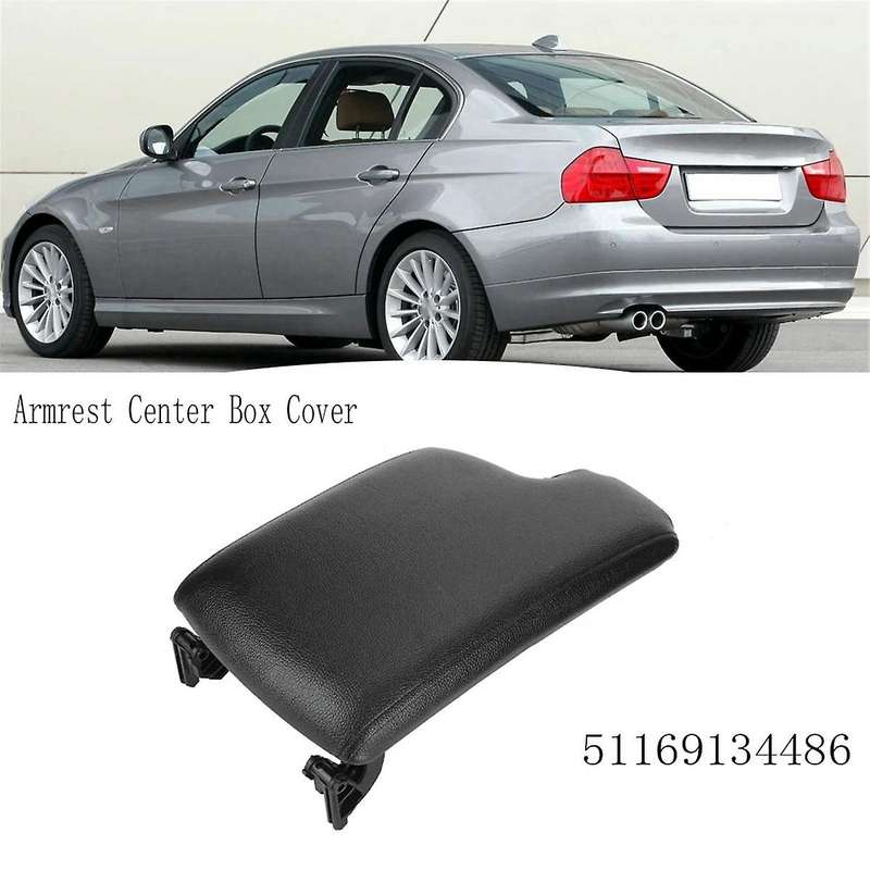 51169134486 Armrest Center Box Cover Front Console Lid for E90 E92 3-Series 2005-2012