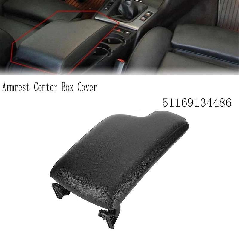 51169134486 Armrest Center Box Cover Front Console Lid for E90 E92 3-Series 2005-2012