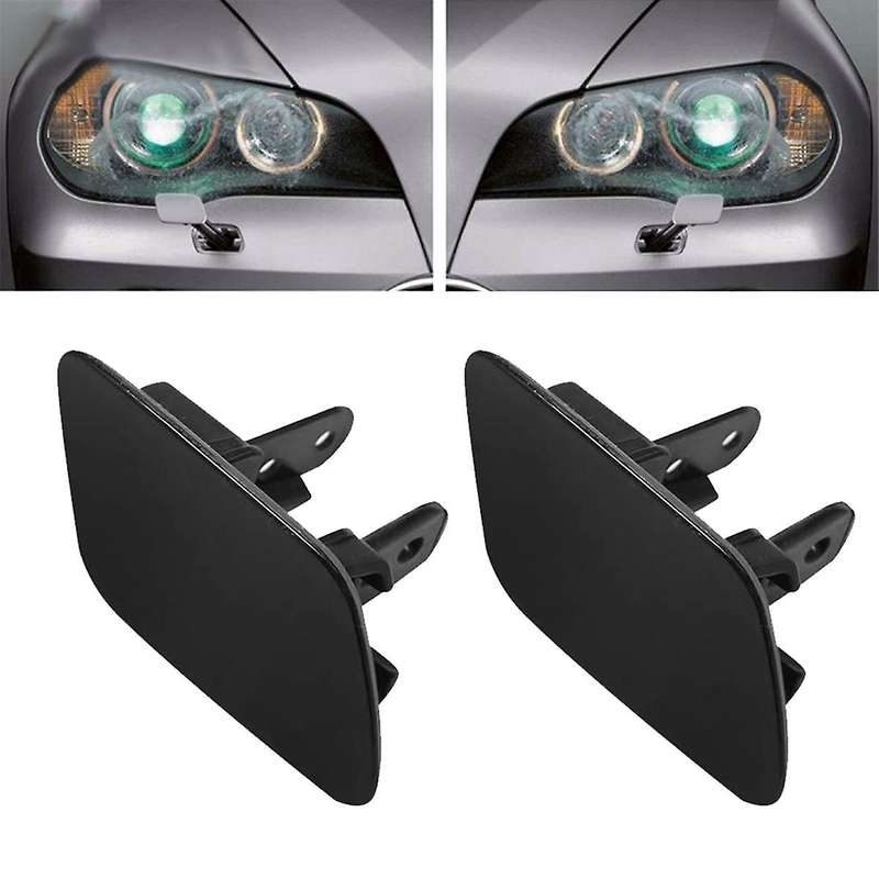 51657199142 51657199141 Front Left Right Headlight Washer Jet Spray Nozzle Cap for X5 2007-2010 E70