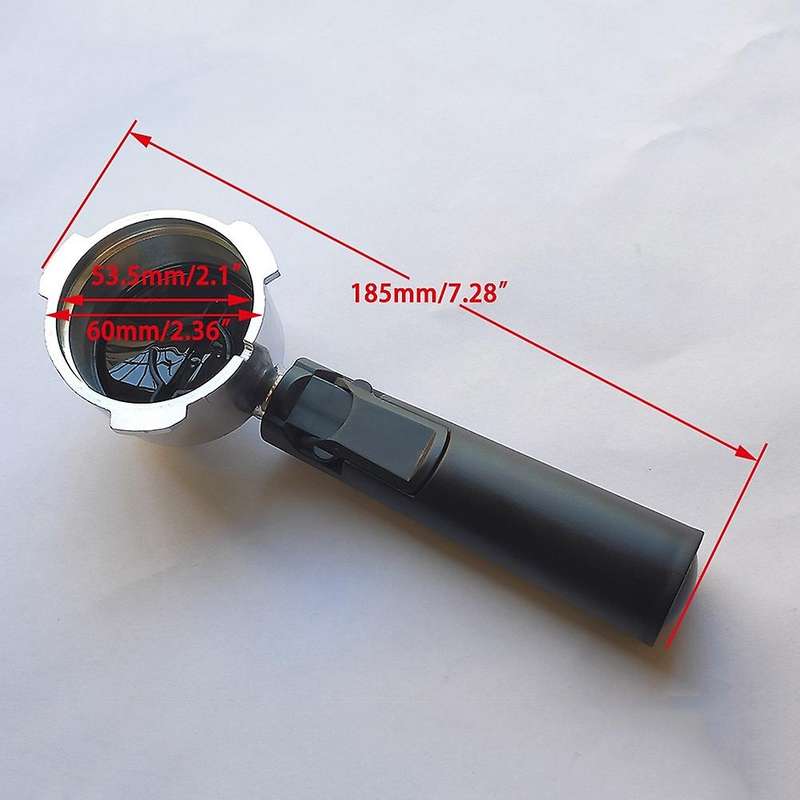 51mm Bottomless Coffee Reusable Filters Portafilter for Homix Holder 60mm 15-20bar for Espresso Cof