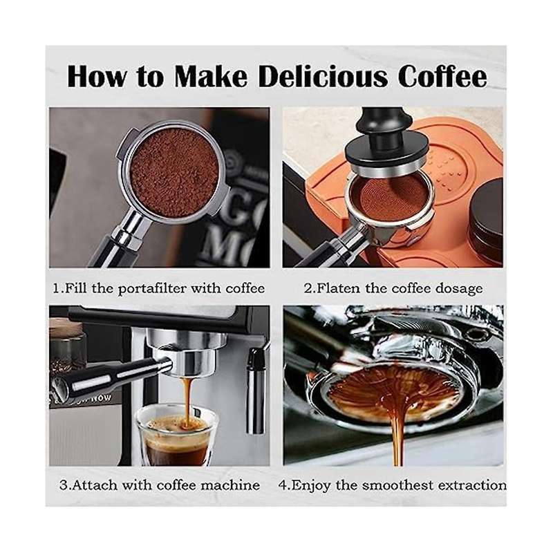 51mm Bottomless Portable Filter for Ecp3420/eco310/ec155, 51mm Filter Amphibious Fordelonghi Espress
