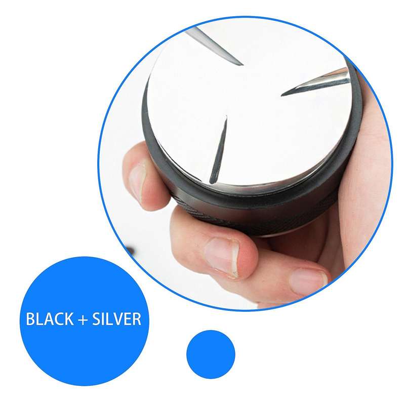 51mm Espresso Tamper & Distributor, Dual Head Coffee Leveler, Adjustable Depth-professional Espress