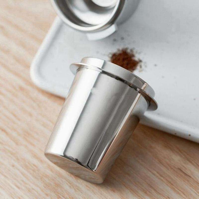 51Mm Coffee Bottomless Portafilter,Dosing Cup Coffee Sniffing Mug Filter Basket Barista Tools Espres