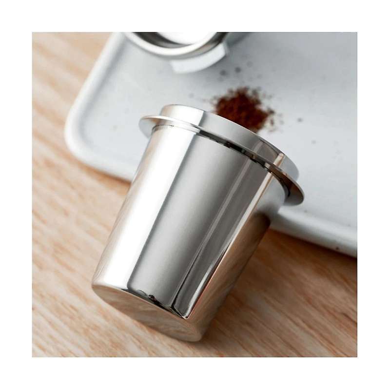 51mm Coffee Dose Cup for Espresso Machine Resistant Stainless Steel Coffee Dose Cup Coffee Set Acce