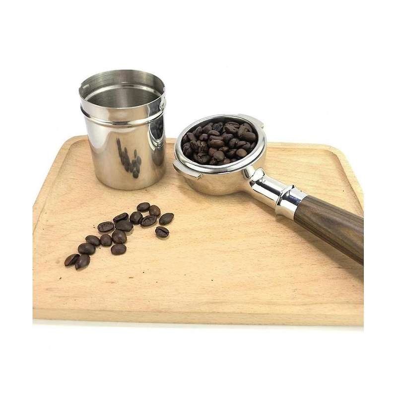 51mm Coffee Dose Cup for Espresso Machine Resistant Stainless Steel Coffee Dose Cup Coffee Set Acce