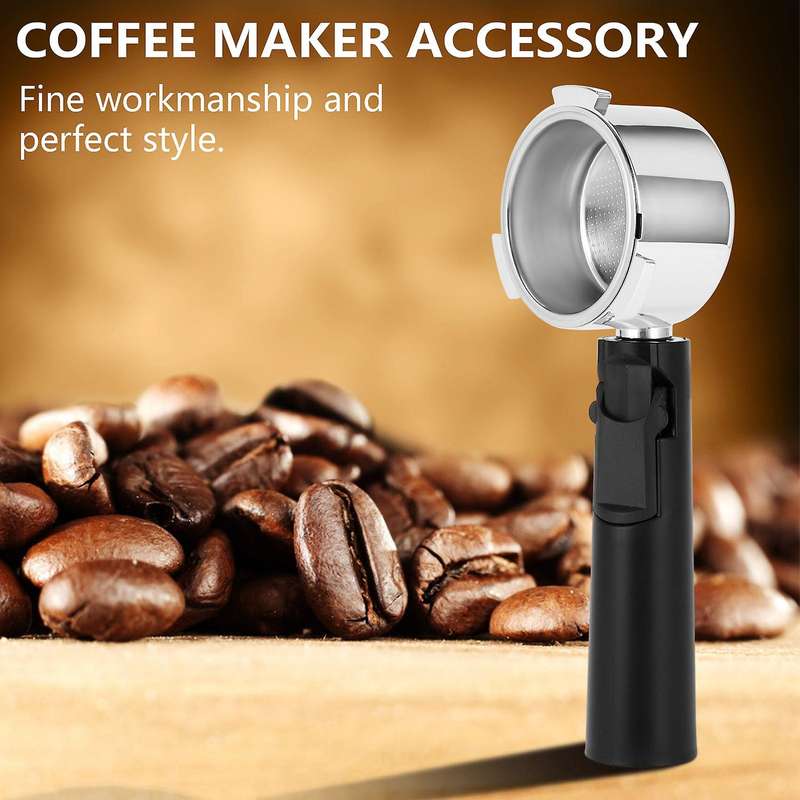 51mm Stainless Steel Bottomless Coffee Portafilter for Coffee Maker Accessory
