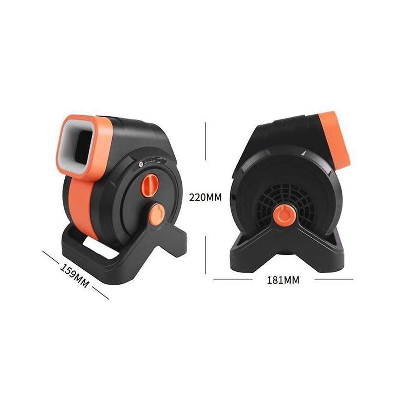 5200mah Portable Bladeless Fan Outdoor Camping Fan Light Usb Rechargeable Desktop Fan Brushless Sma