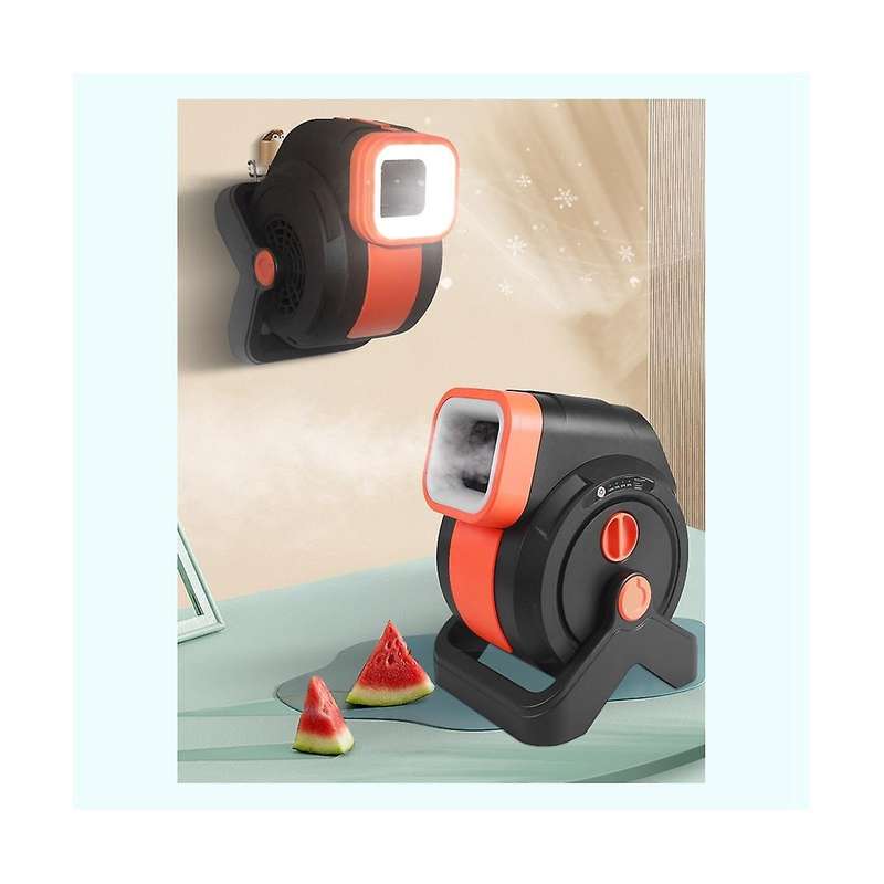 5200mah Portable Bladeless Fan Outdoor Camping Fan Light Usb Rechargeable Desktop Fan Brushless Sma