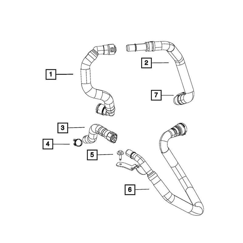 52014627ab Warm Air Water Pipe Return Pipe Heater Hose