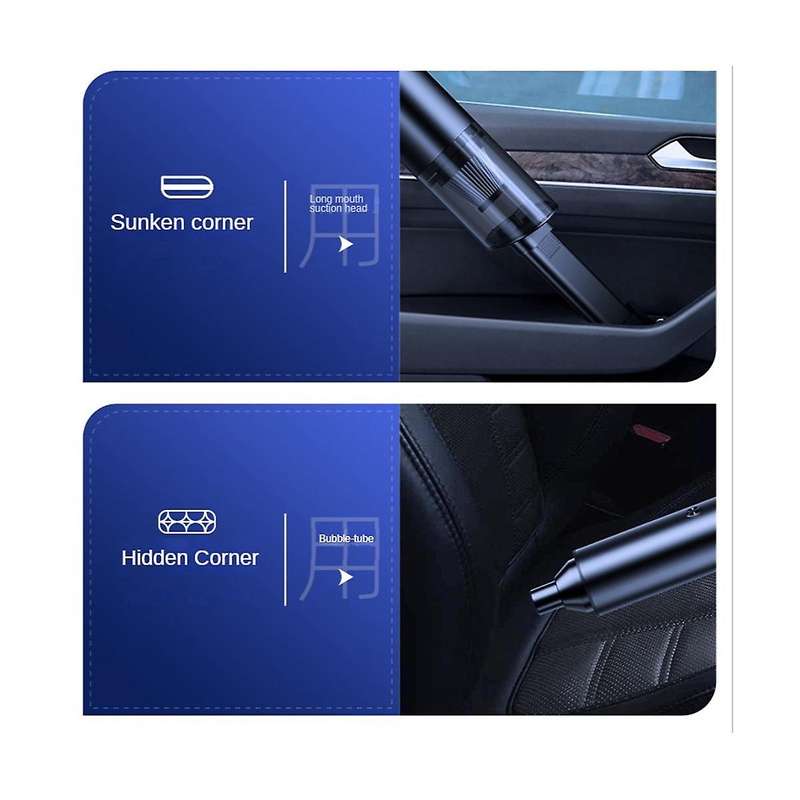 5200pa Car Vacuum Cleaner Wireless Mini Handheld Vacuum Cleaner Portable for Car Home Desktop Livin