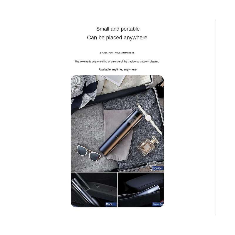5200pa Car Vacuum Cleaner Wireless Mini Handheld Vacuum Cleaner Portable for Car Home Desktop Livin