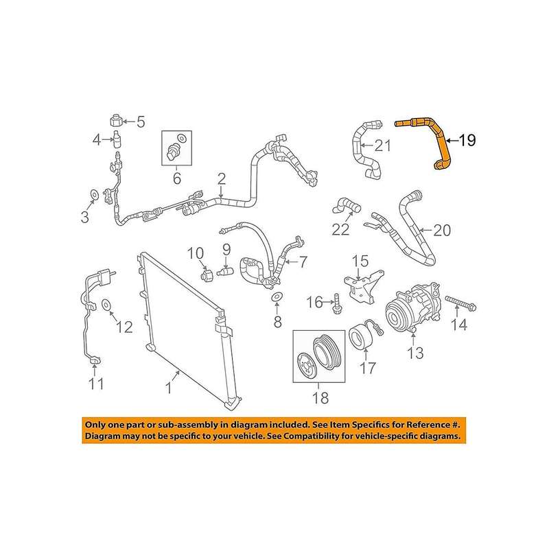 52014624aa Car Water Pipe Heater Hose Car Supplies