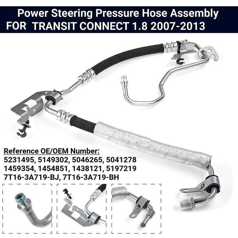 5231495 Power Steering Pumps Pressure Hose Assembly Line Oil Pipe for TRANSIT CONNECT 1.8 2007-2013