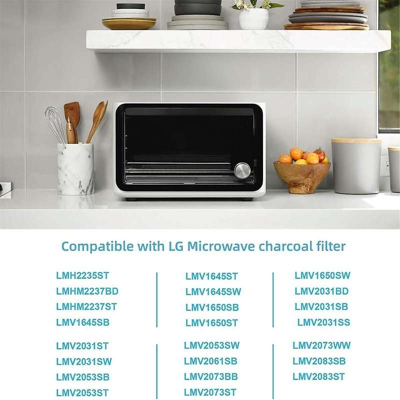 5230W1A003A Microwave Charcoal Filter Replacement for Microwave Filter Replaces LMV1650ST LMV1650SW