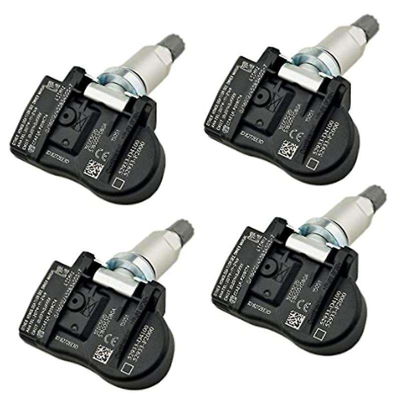 52933-D4100 TPMS Tire Pressure Sensor 4-Piece Set 52933-F2000 for 2016-2018