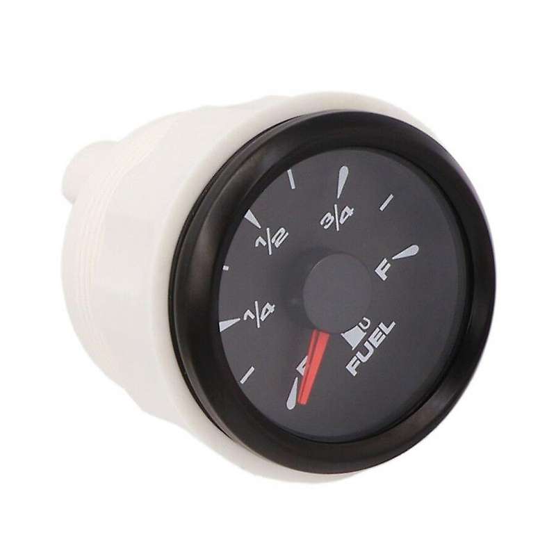 52MM Auto Fuel Level Gauge 0-190 Ohms 240-33Ohm Waterproof Fuel Level Indicator with 7 Color Backlig