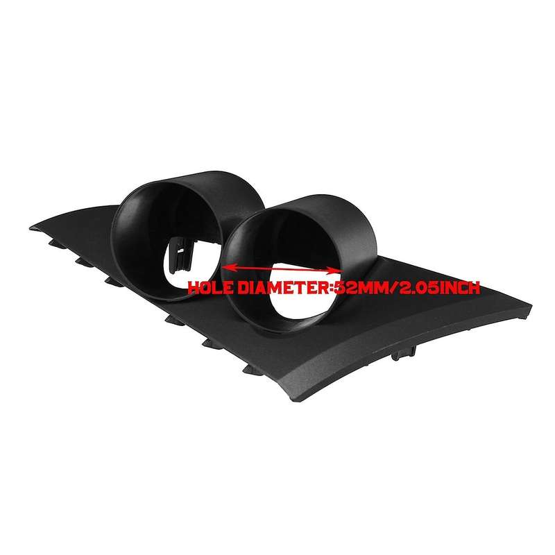 52MM Car Matte Black Gauge Pod Dash Mount Twin Gauge Meters Holder for Falcon 2002-2011