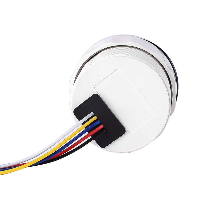 52mm Digital Hour Meter Gauge 0-99999.9H Universal Stainless Steel Hour Meter Indicator Red Backligh