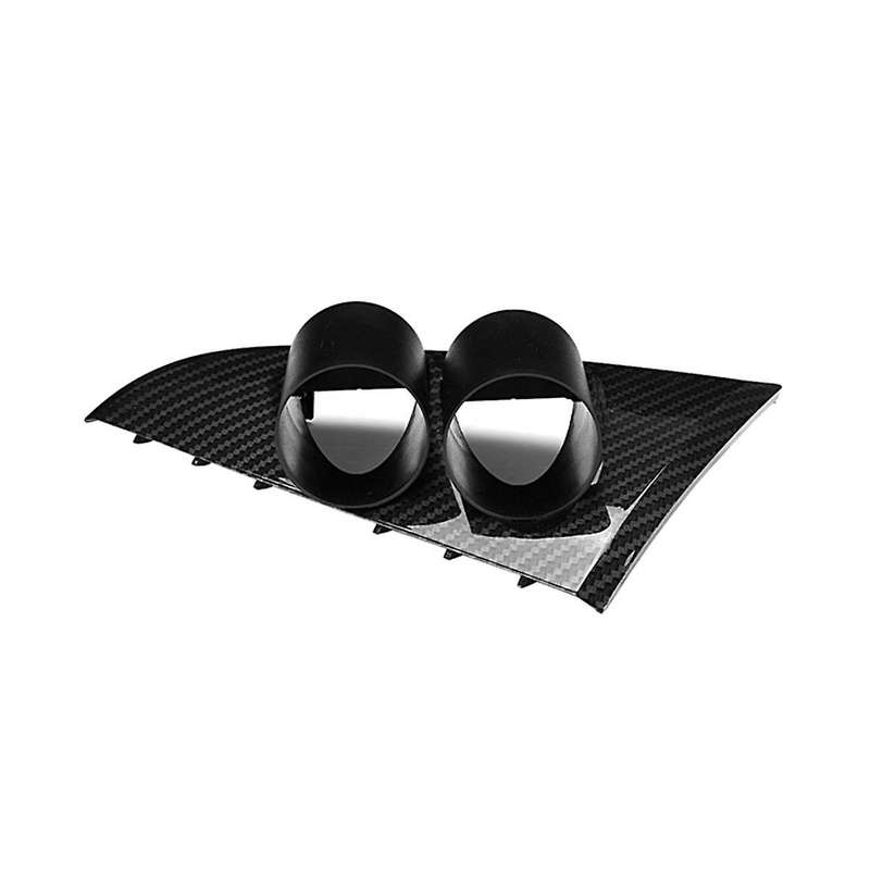 52mm Car Carbon Fiber Gauge Pod Dash Mount Twin Double Gauge Holder for Falcon 02-11