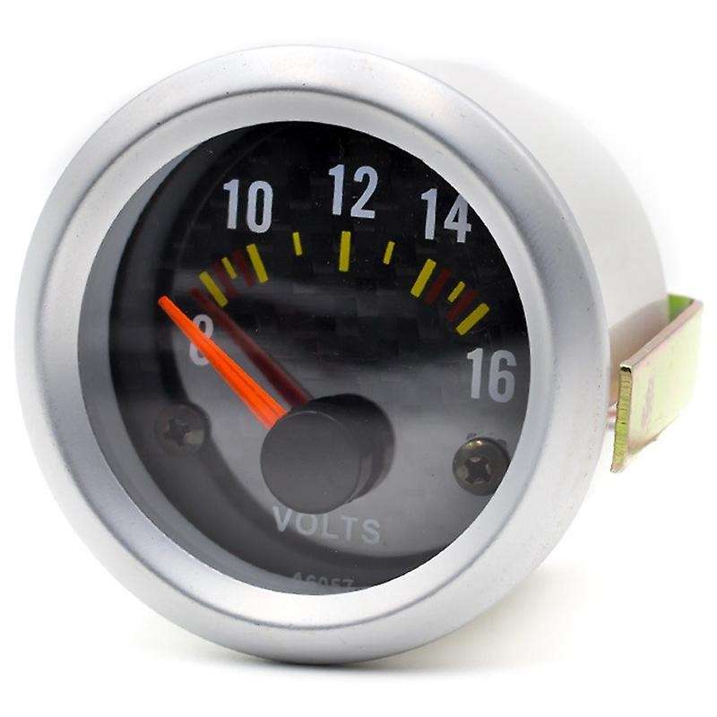 52mm Universal 2 Inch Mechanical Car Voltmeter Voltage Meter Gauge LED 8-16V
