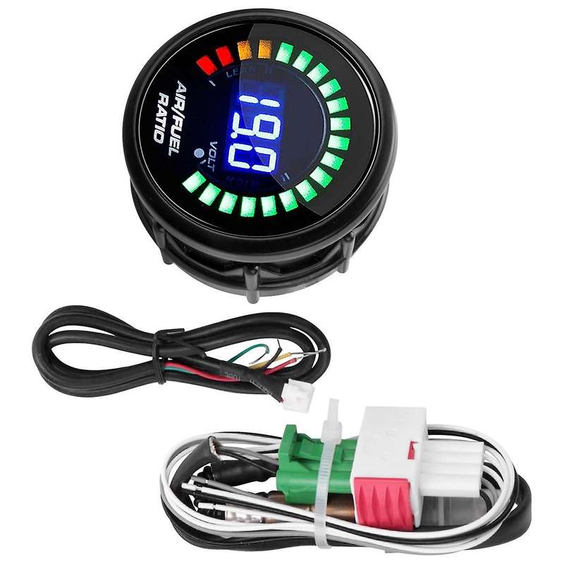 52mm Gauge Led Digital Display with Narrowband O2 Oxygen Sensor Car Gauge for 12v Car Gauge