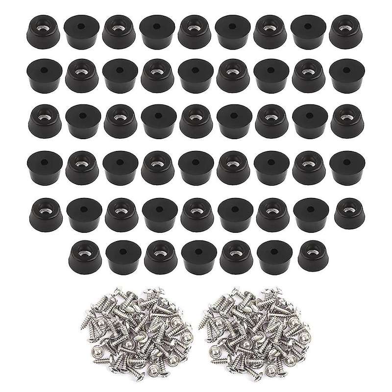 52pcs for Cutting Board (0.31x0.59inch) Anti Scratch Rubber Cutting Board Feet for Chairs & Other F