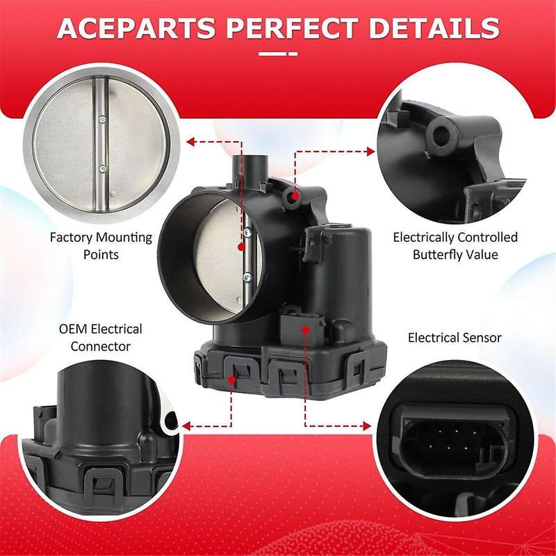 53032837AB AP167878A1C18 Car Throttle Body Assembly with Sensors for Ram Grand