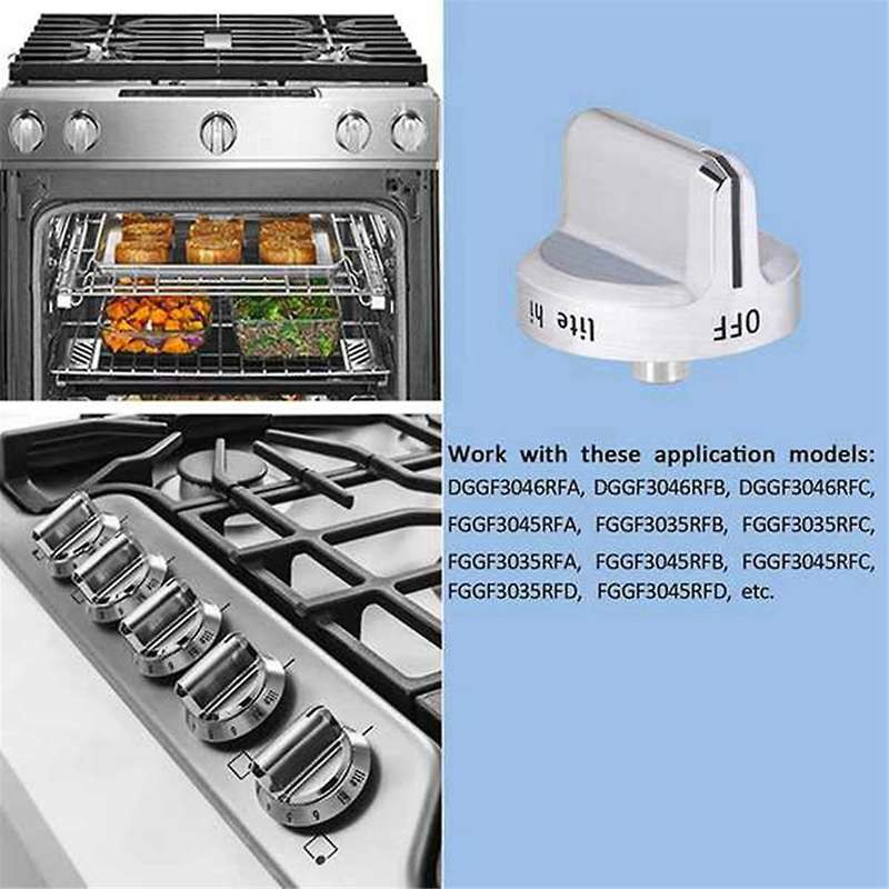 5304502763 Stove Knobs Replacements, Only Compatible with for Gas Range/Oven/Stove Knobs (5 Pieces)