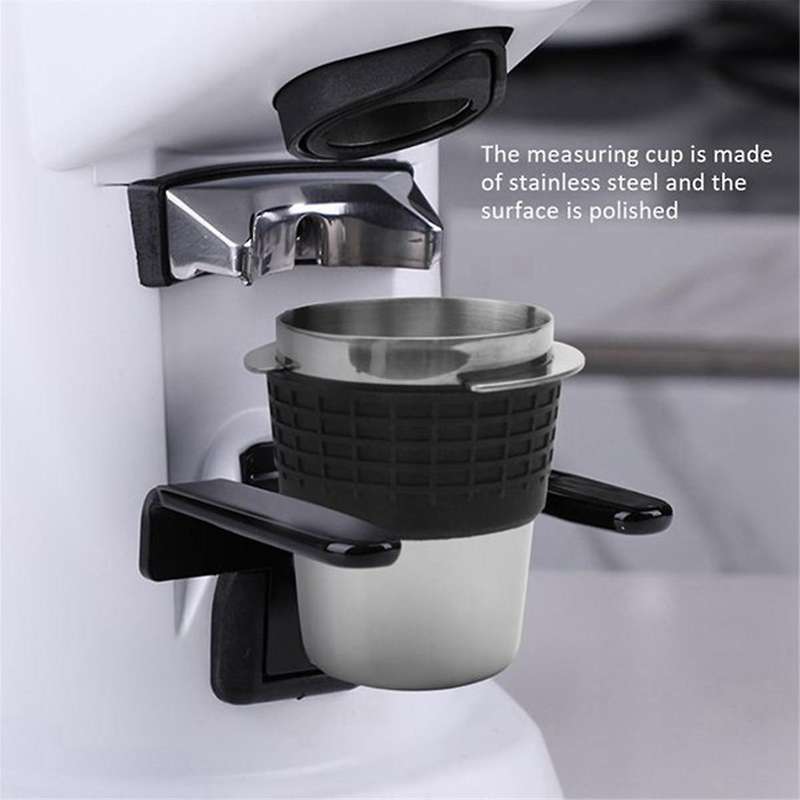 53mm Coffee Dosing Cup Sniffing Mug for Espresso Machine Wear Resistant Stainless Steel Coffee Dosin