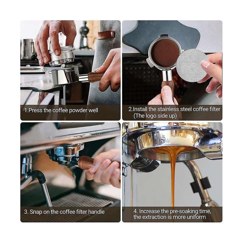 54mm Bottomless Portafilter with 54mm Strainer for Sage 8 Series 870/875/878/880 Sage Filter Holder