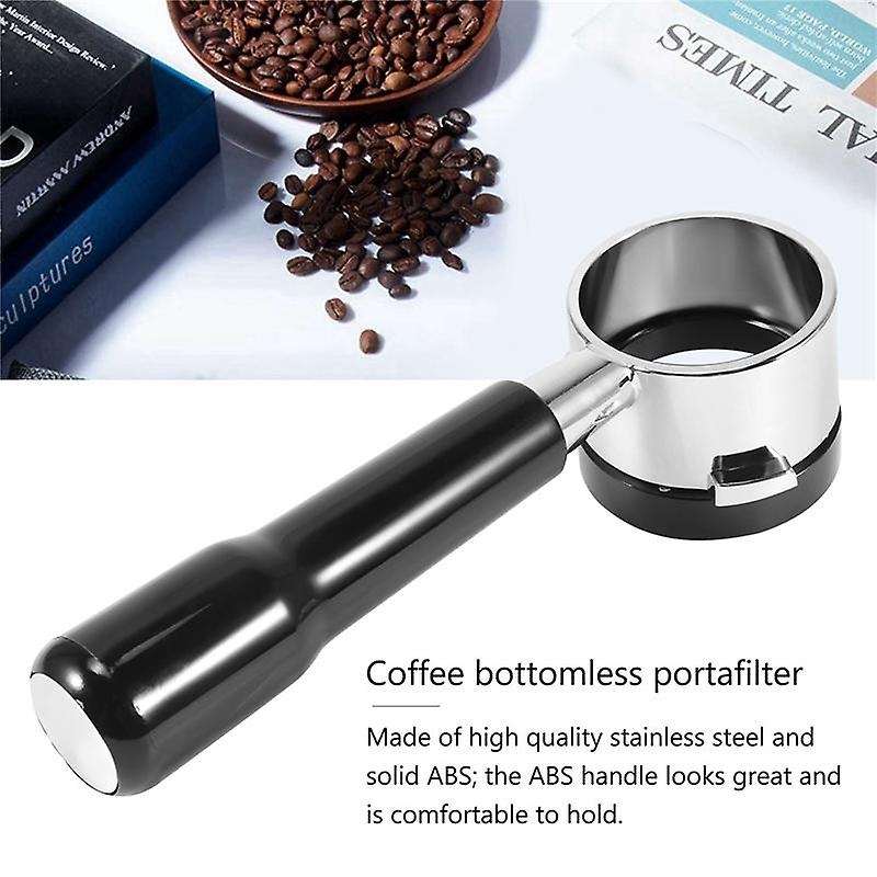 54mm Bottomless Portafilter for Barista Express and More Espresso Machine(coffee Dosing Ring Include