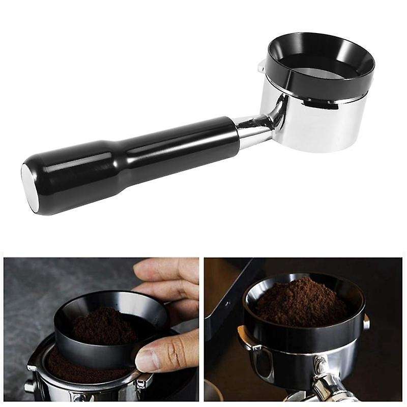 54mm Bottomless Portafilter for Barista Express and More Espresso Machine(coffee Dosing Ring Include