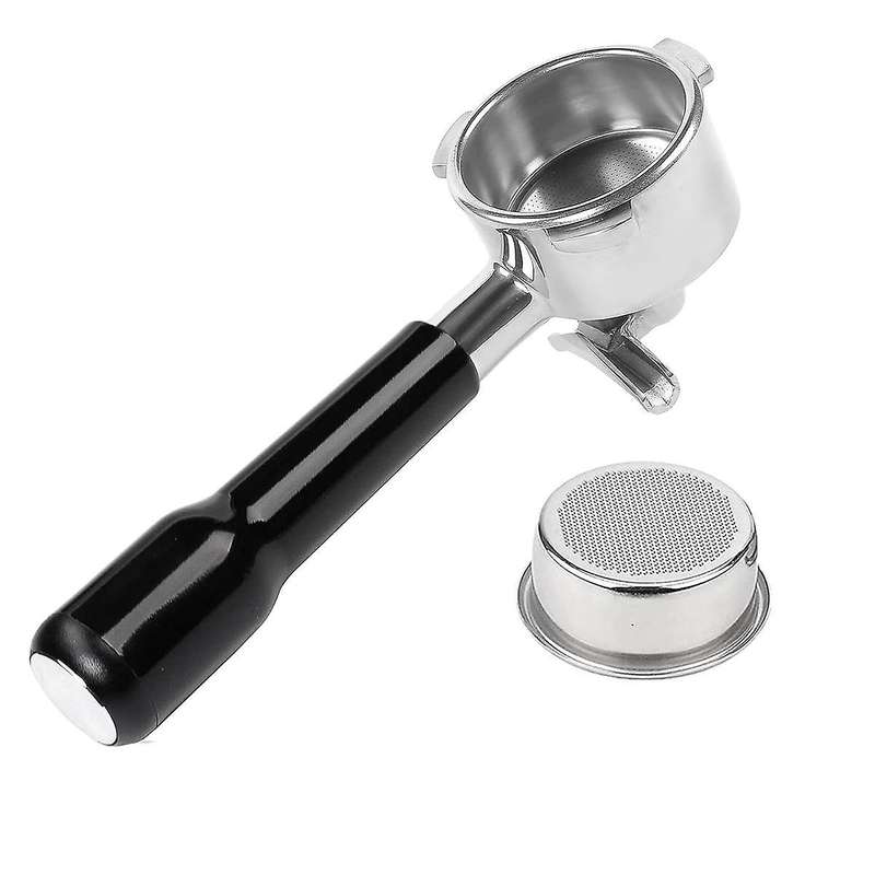 54mm Bottomless Stainless Steel Professional Espresso Coffee Portafilter with Single and Dual Cups F
