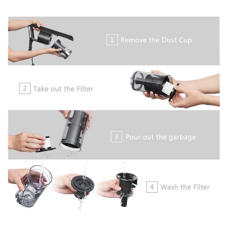 5500Pa Handheld Car Vacuum Cleaner USB Wireless Wet&Dry 100W Rechargeable Super Suction Portable Hom