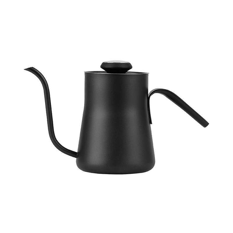 550ml Stainless Steel Coffee Drip Kettle with Thermometer Gooseneck Pour Over Coffee Tea Pot Coffee