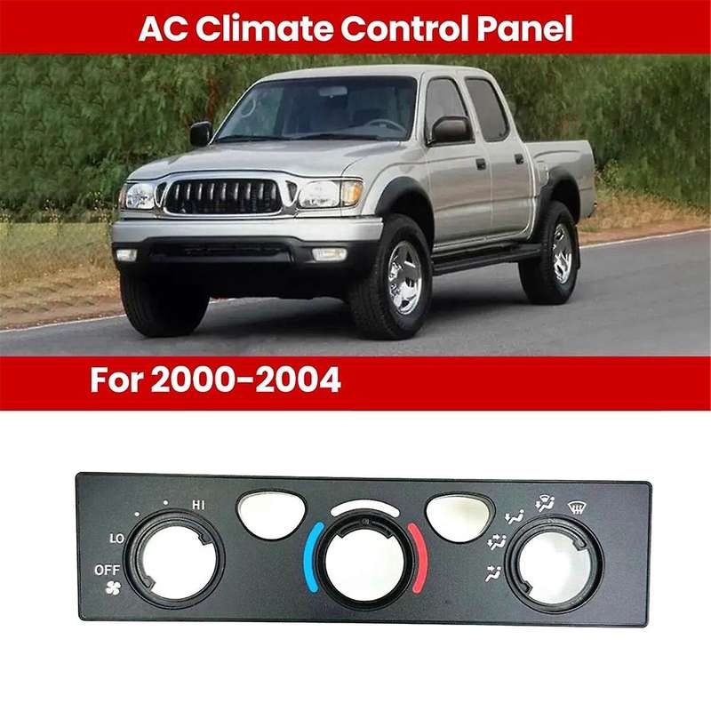 55519-35340 Car AC Climate Control Panel Face Plate Cover Trim for SR5 2000-2004
