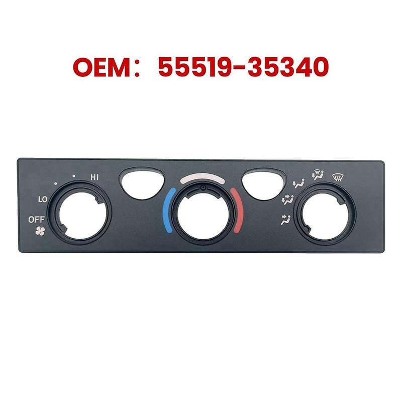 55519-35340 Car AC Climate Control Panel Face Plate Cover Trim for SR5 2000-2004