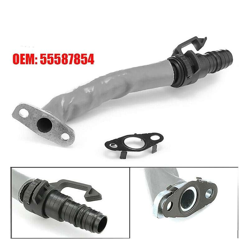 55587854 New Turbo Oil Return Pipe Engine Turbocharger Hose Line for 1.4L 2011-2019 Sonic 2012-2020