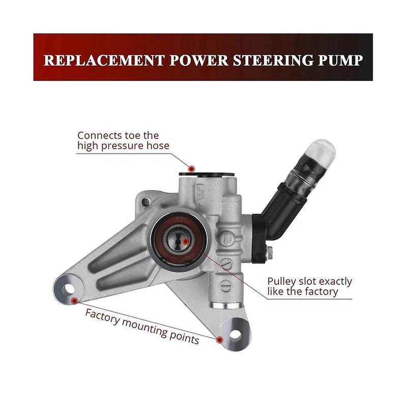 56110-RCA-A01 New Power Steering Pump for Accord 3.0L V6 2003-2007 3.0L V6 2003-2006