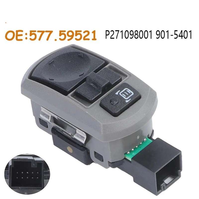 577.59521 Car Door Mirror Control Switch for T660 2007-2010 57759521 P271098001 901-5401