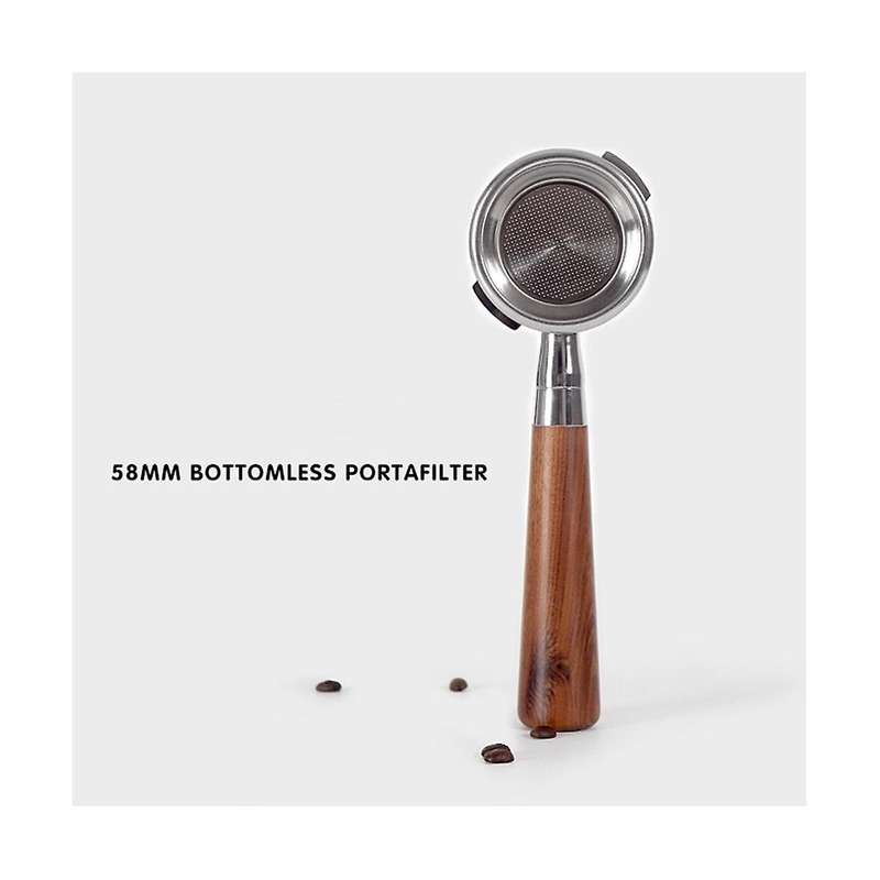 58mm Coffee Bottomless Handle, Coffee Maker Accessories Barista Tools