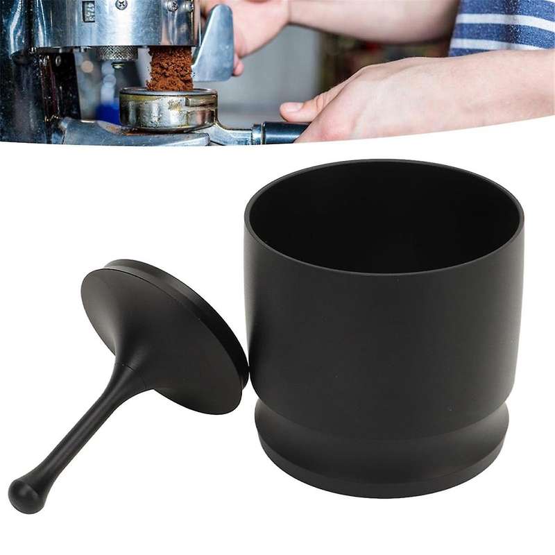 58mm Coffee Dosing Rings Press, Aluminum Alloy Coffee Powder Picke Anti Flying Dust Powder Cup Coffe