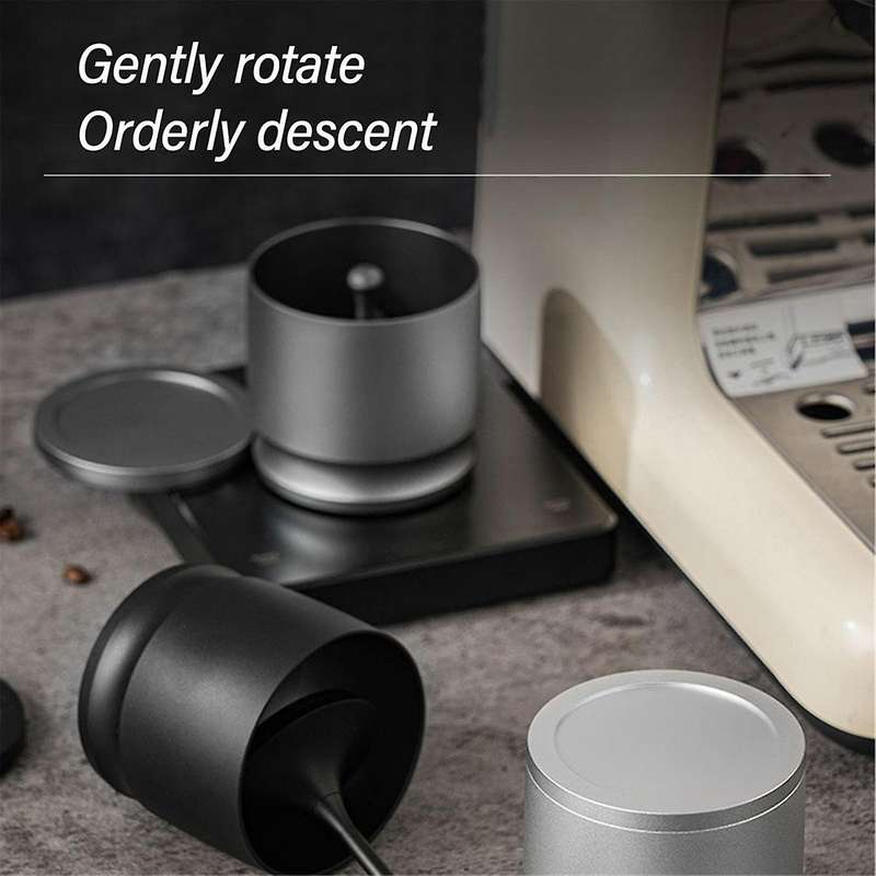 58mm Coffee Dosing Rings Press, Aluminum Alloy Coffee Powder Picke Anti Flying Dust Powder Cup Coffe
