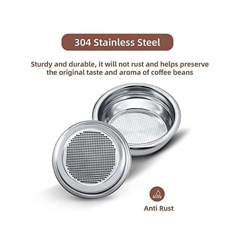 58mm Coffee Bottomless Portafilter for E61/expobar E61/ E61ecm,304 Food Stainless Steel Coffee Espre