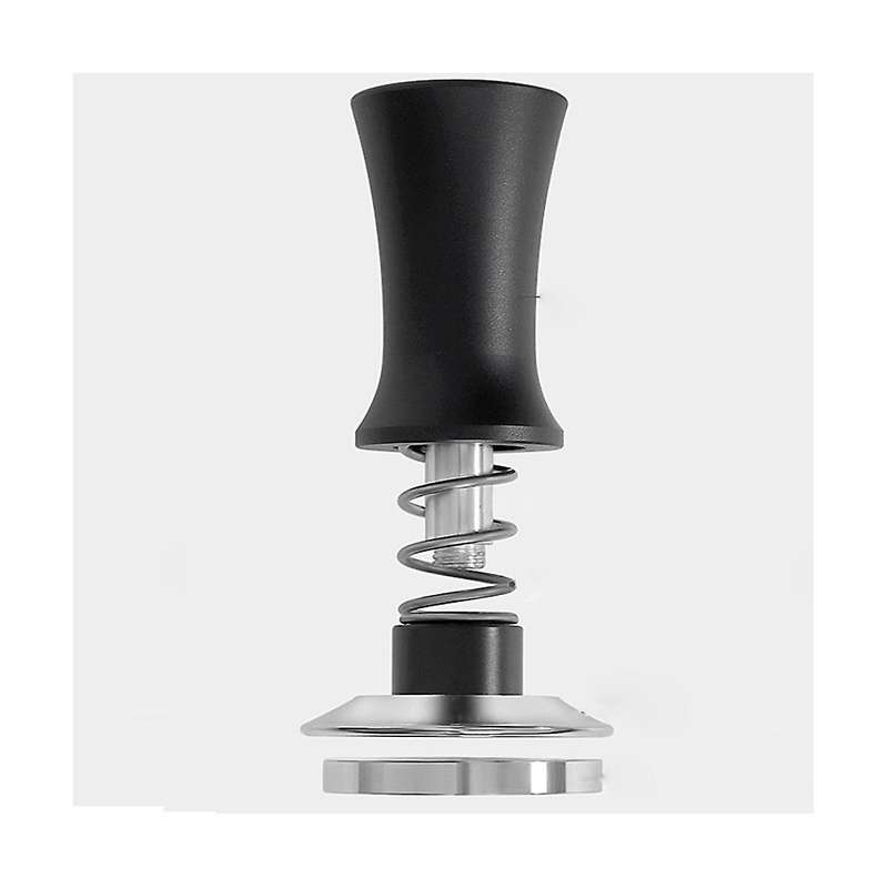 58mm Coffee Tamper Adjustable Graduated 30lb Espresso Spring Calibration Tamper Stainless Steel Fla